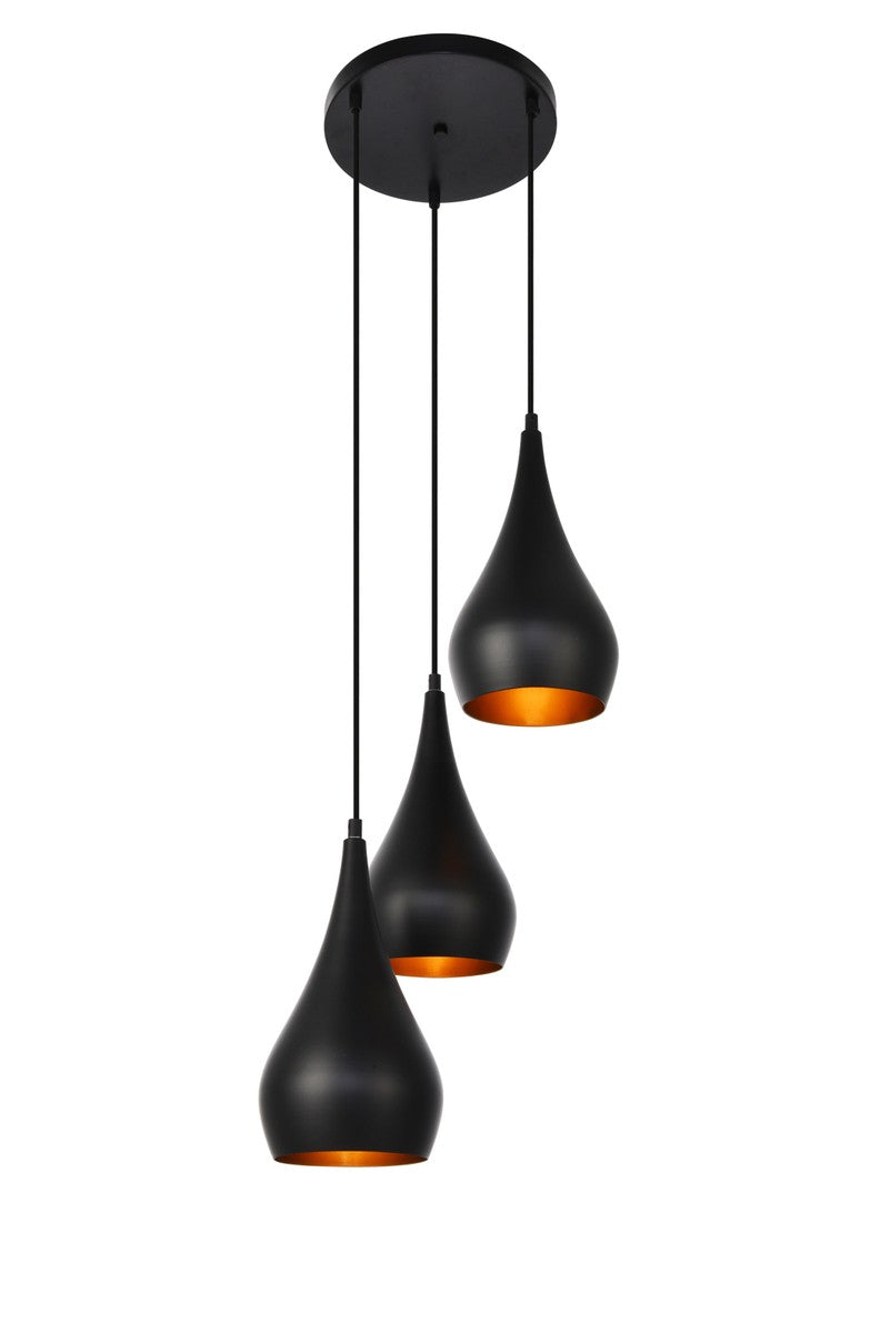 Elegant Lighting Three Light Pendant