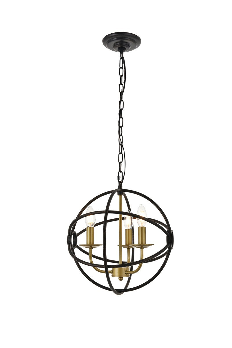 Elegant Lighting Three Light Pendant
