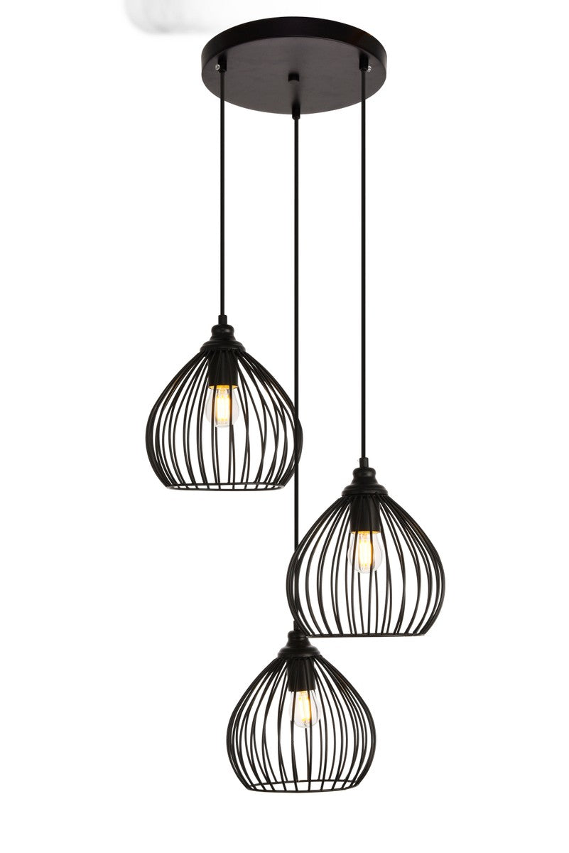 Elegant Lighting Three Light Pendant