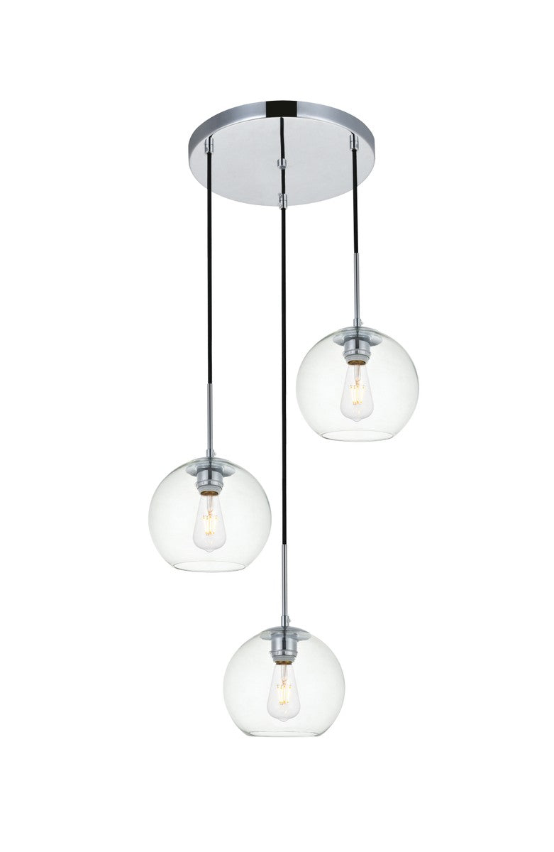Elegant Lighting Three Light Pendant