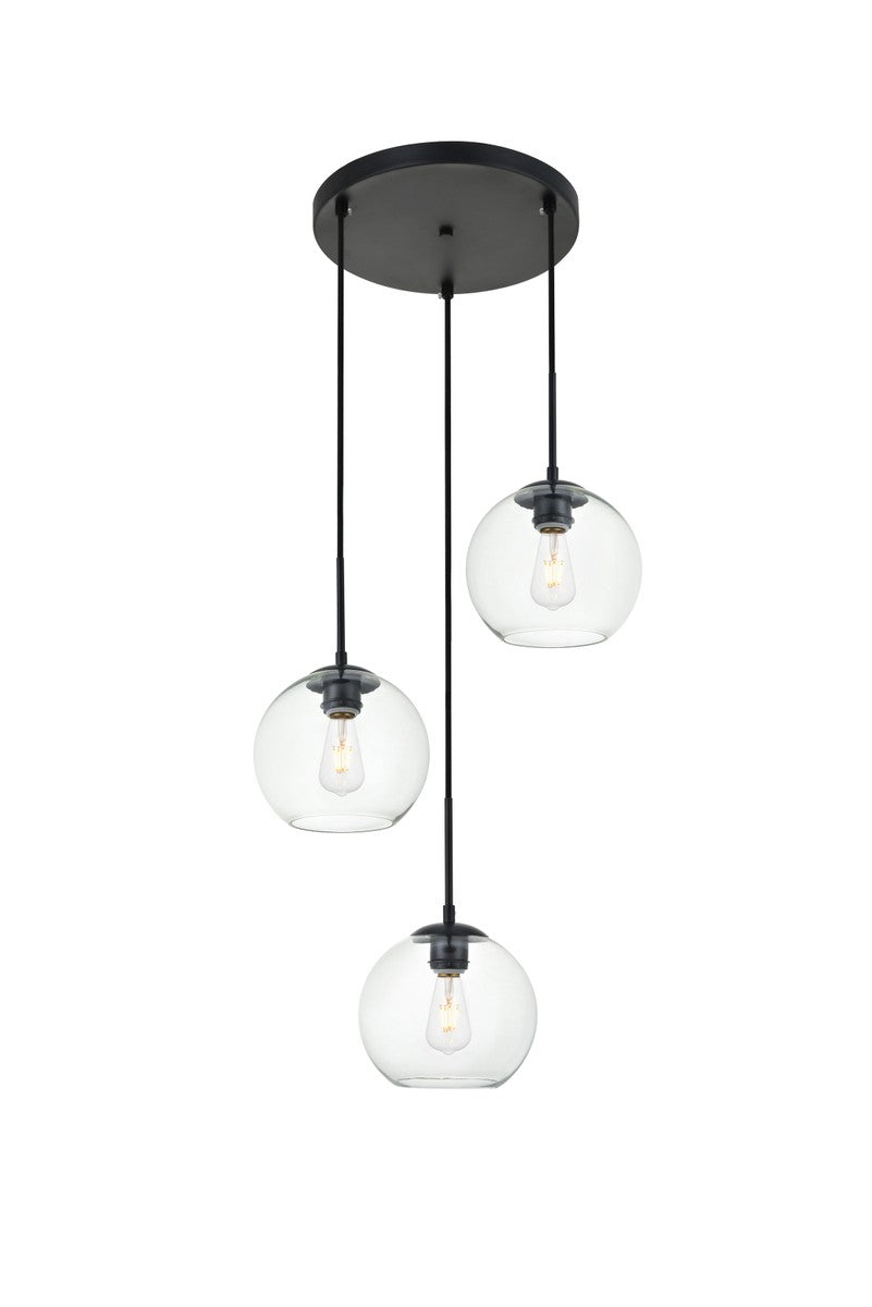 Elegant Lighting Three Light Pendant