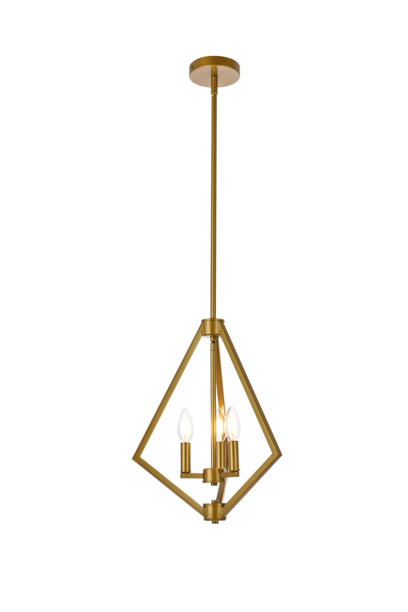 Elegant Lighting Three Light Pendant