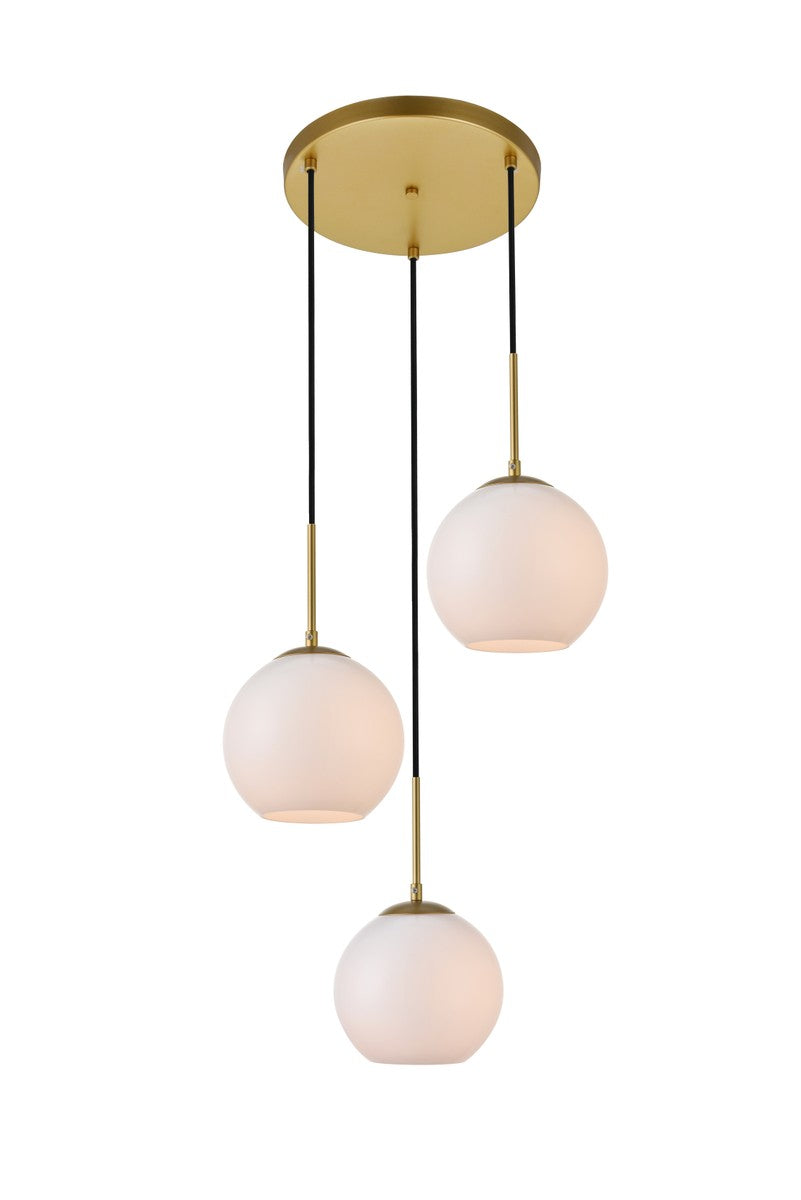 Elegant Lighting Three Light Pendant