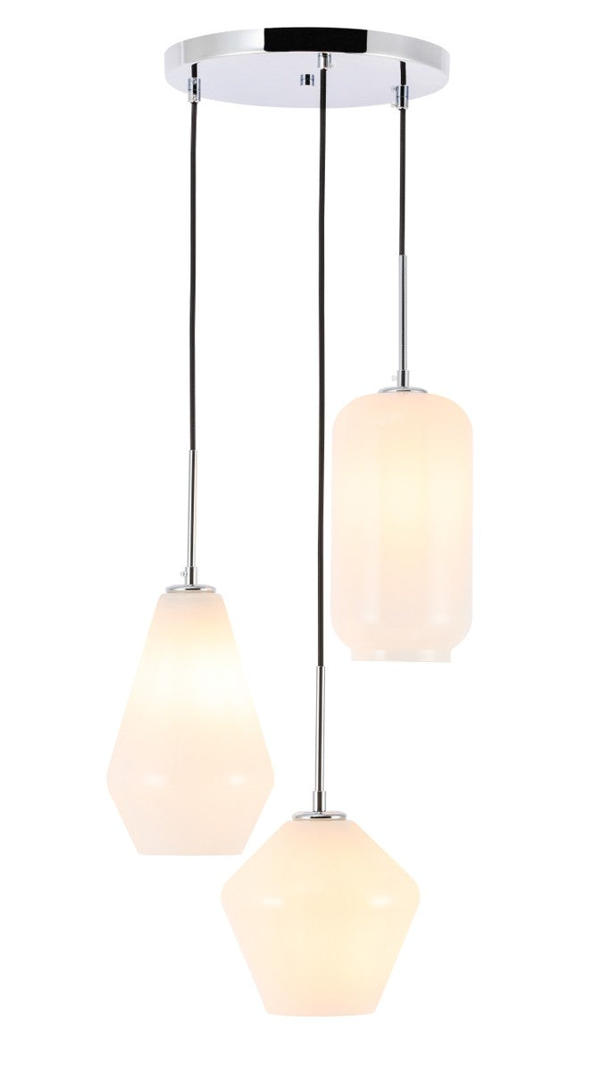 Elegant Lighting Three Light Pendant