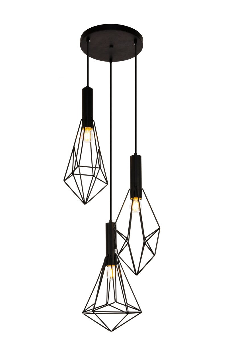 Elegant Lighting Three Light Pendant