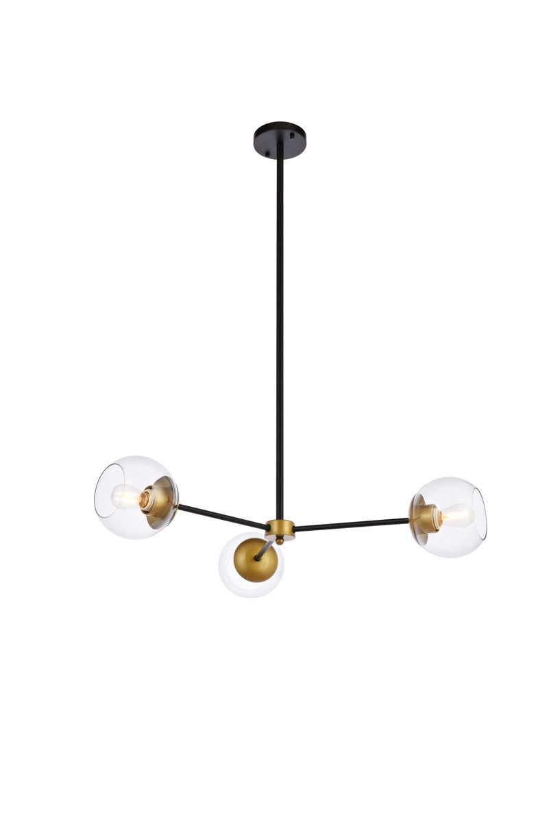 Elegant Lighting Three Light Pendant