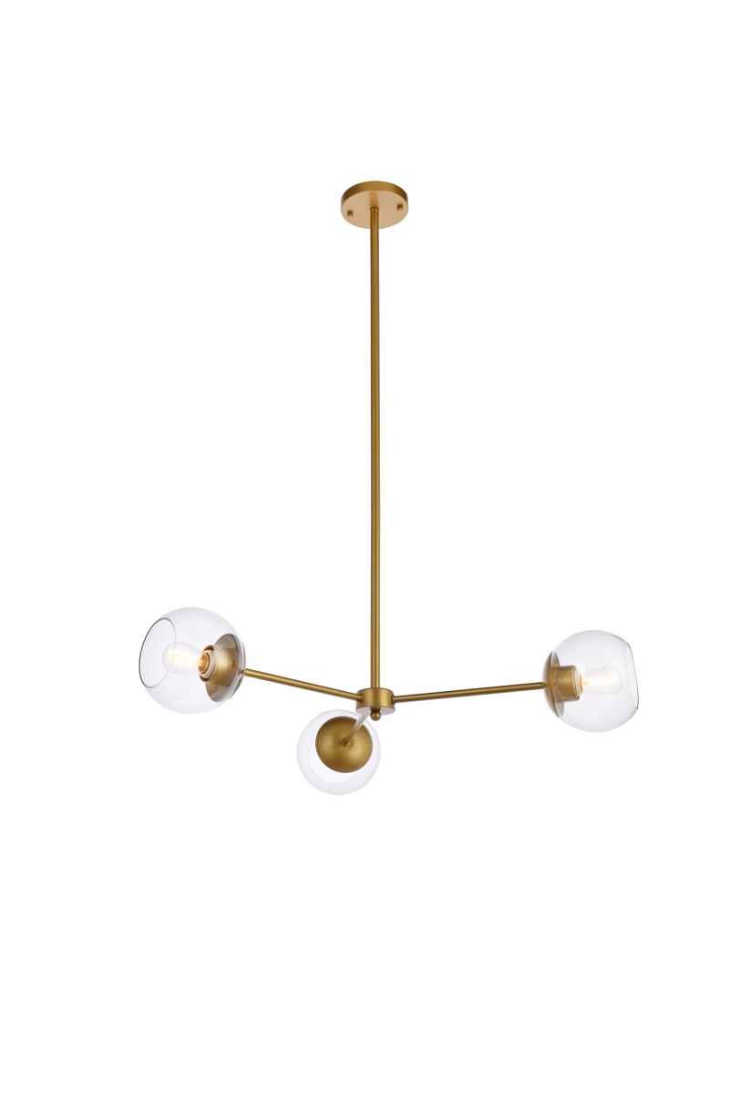 Elegant Lighting Three Light Pendant