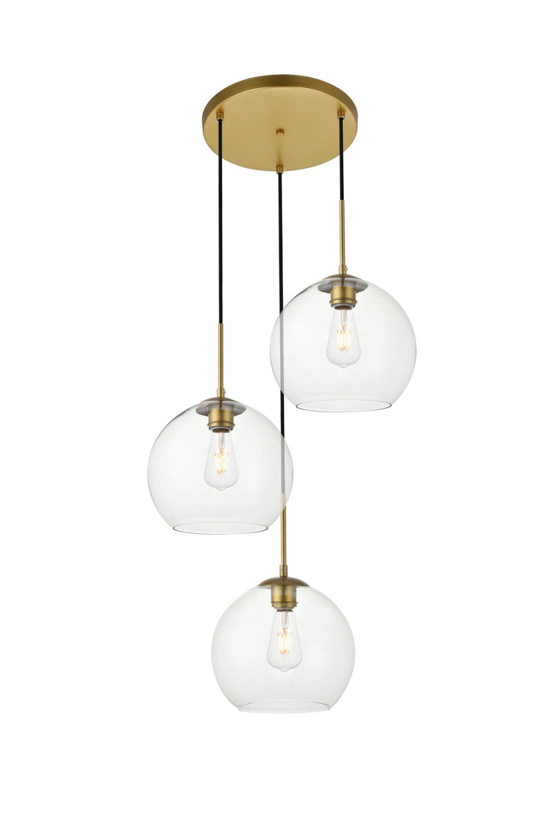 Elegant Lighting Three Light Pendant