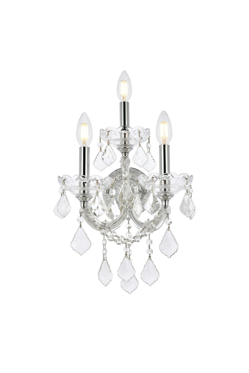 Elegant Lighting Three Light Wall Sconce