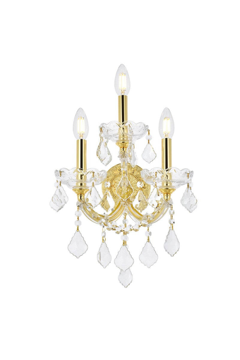 Elegant Lighting Three Light Wall Sconce