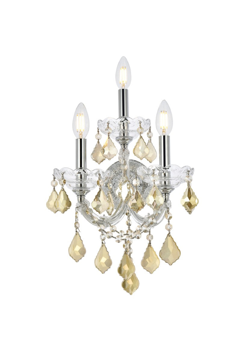 Elegant Lighting Three Light Wall Sconce