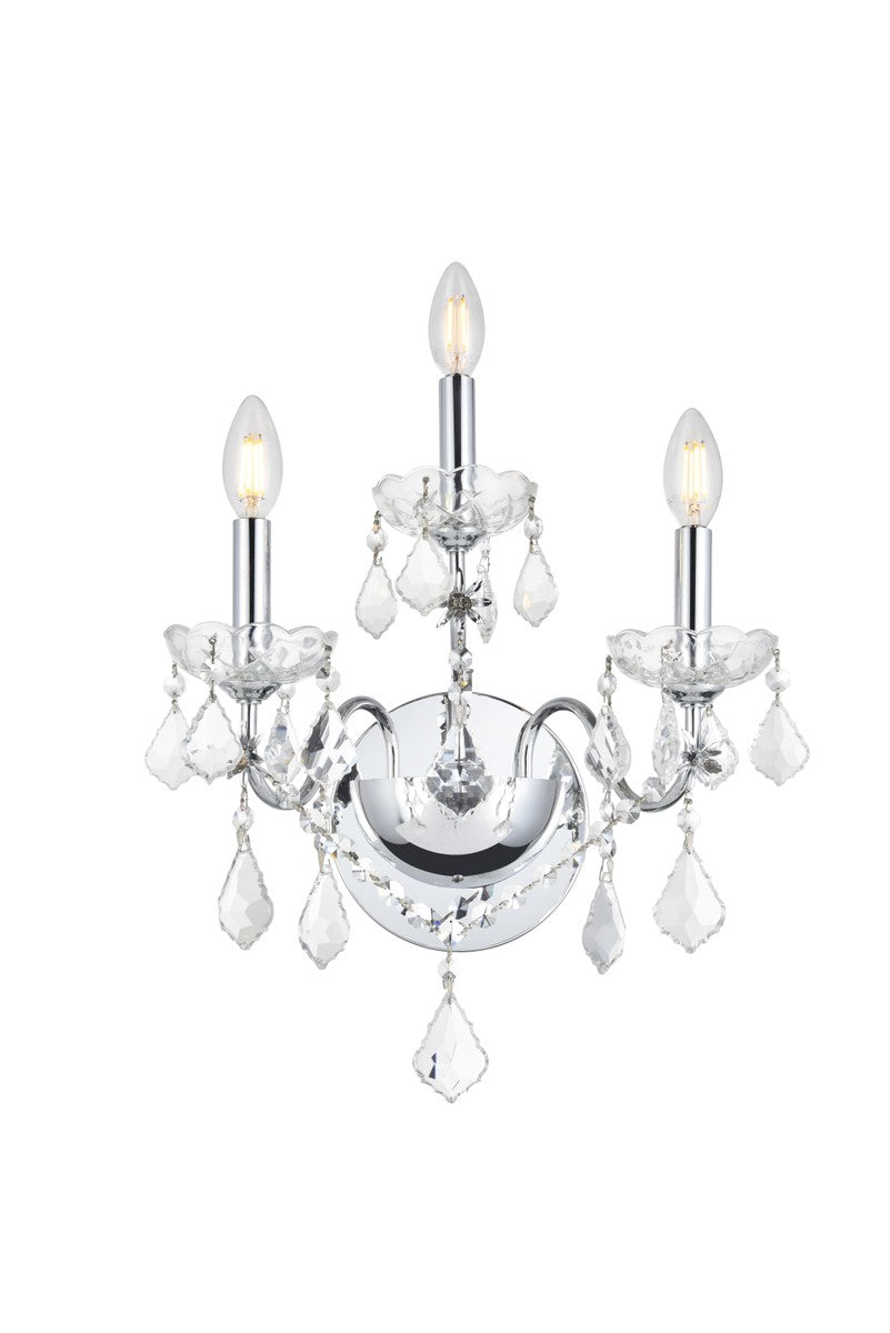 Elegant Lighting Three Light Wall Sconce