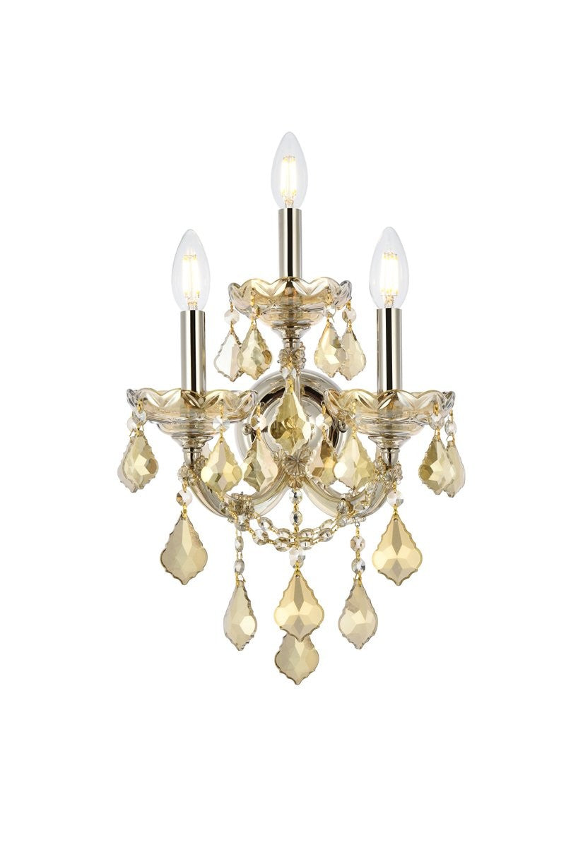 Elegant Lighting Three Light Wall Sconce