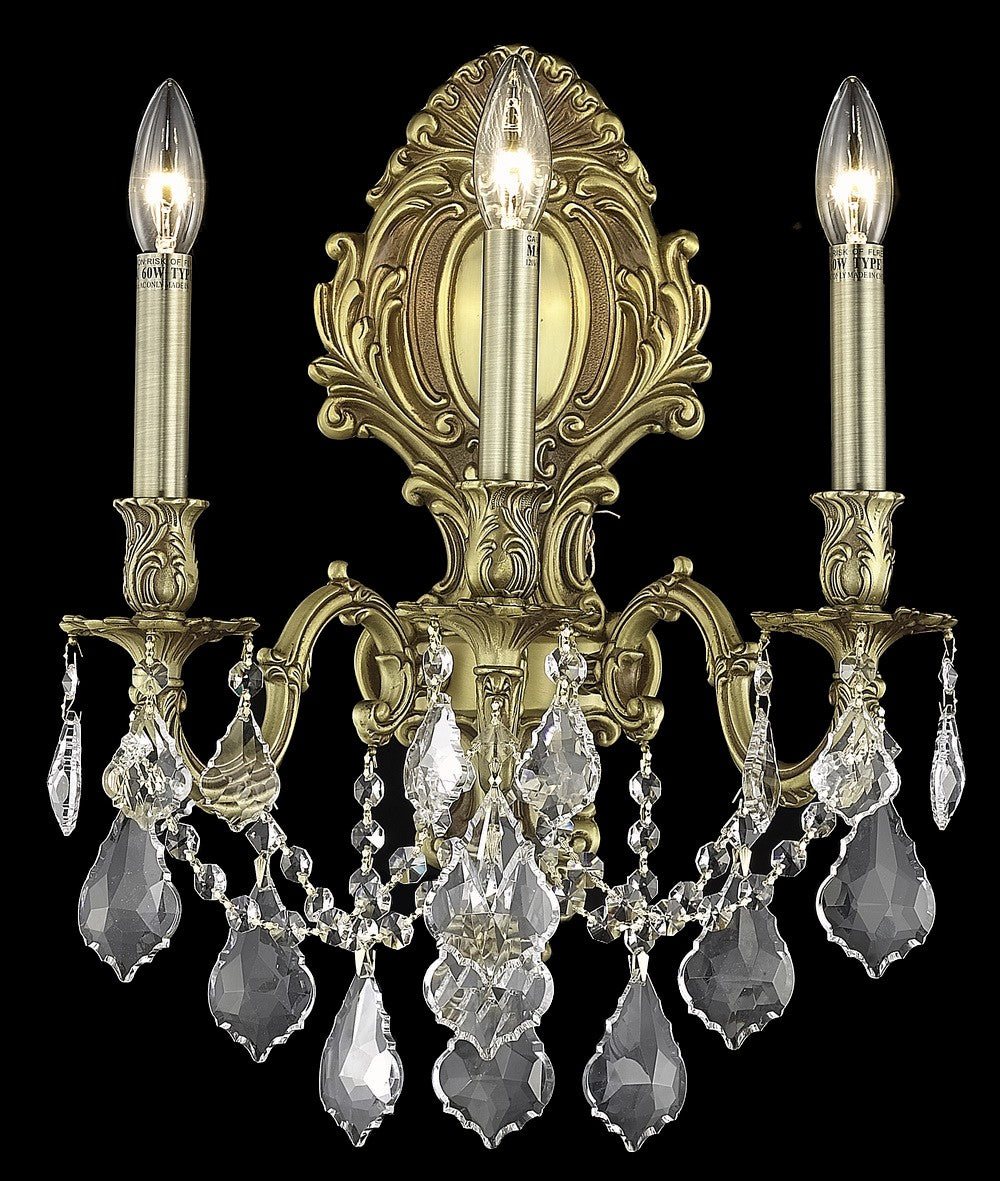 Elegant Lighting Three Light Wall Sconce
