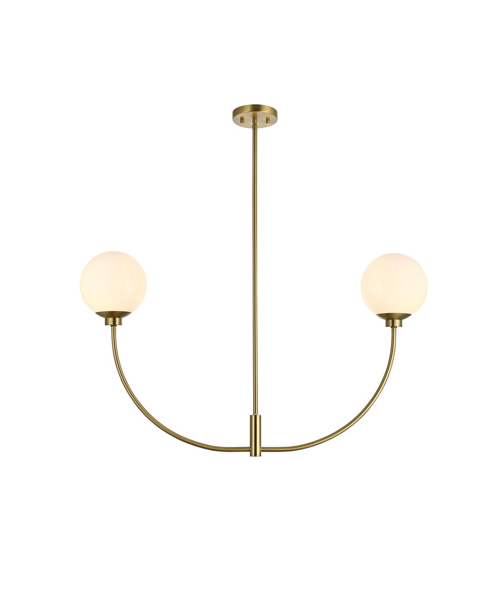 Elegant Lighting Two Light Chandelier