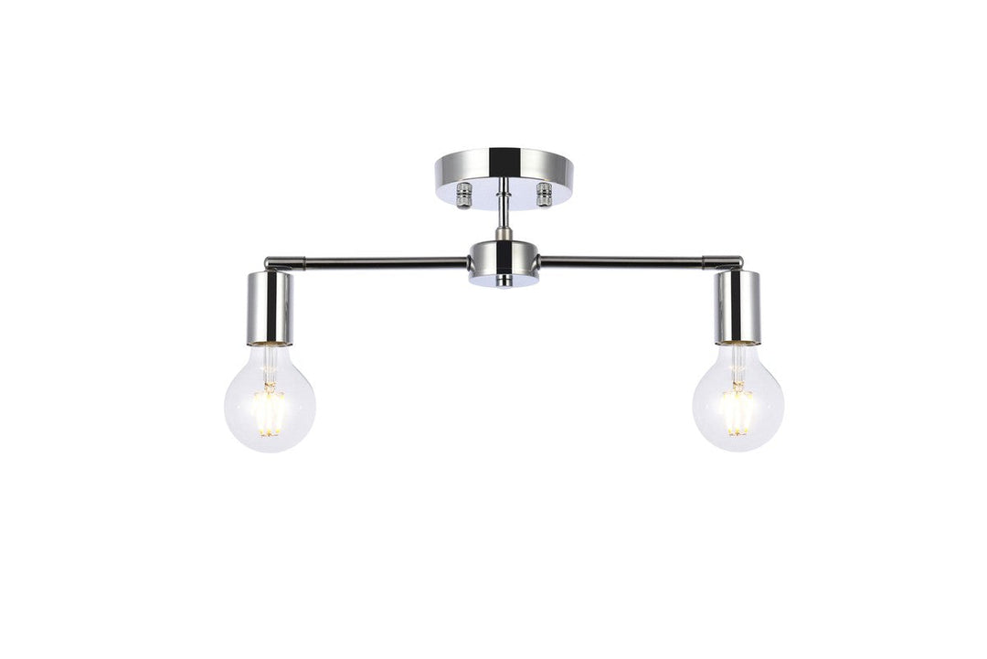 Elegant Lighting Two Light Flush Mount