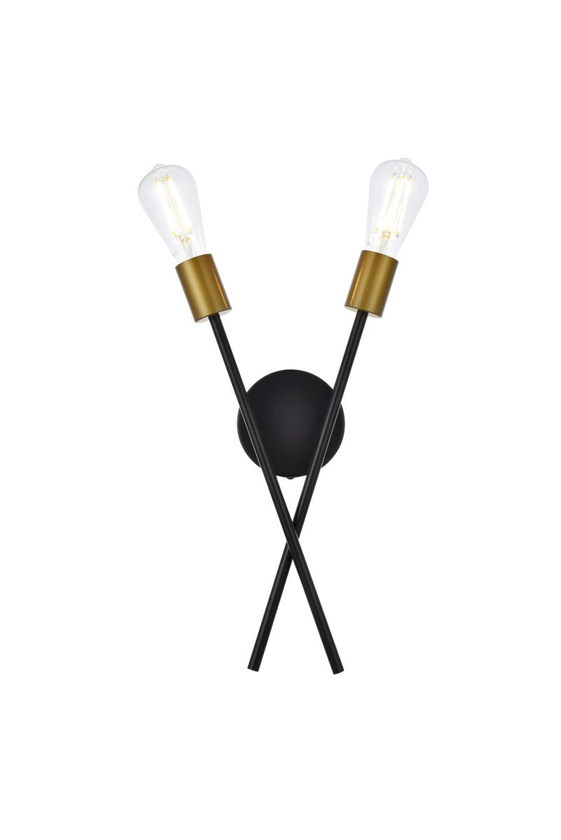 Elegant Lighting Two Light Wall Sconce