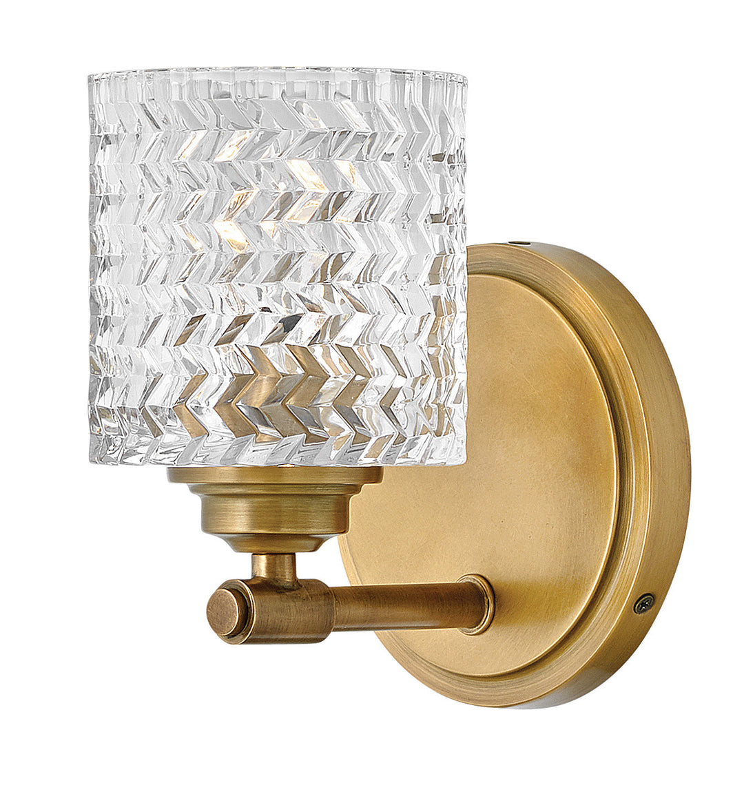 Elle LED Bath in Heritage Brass