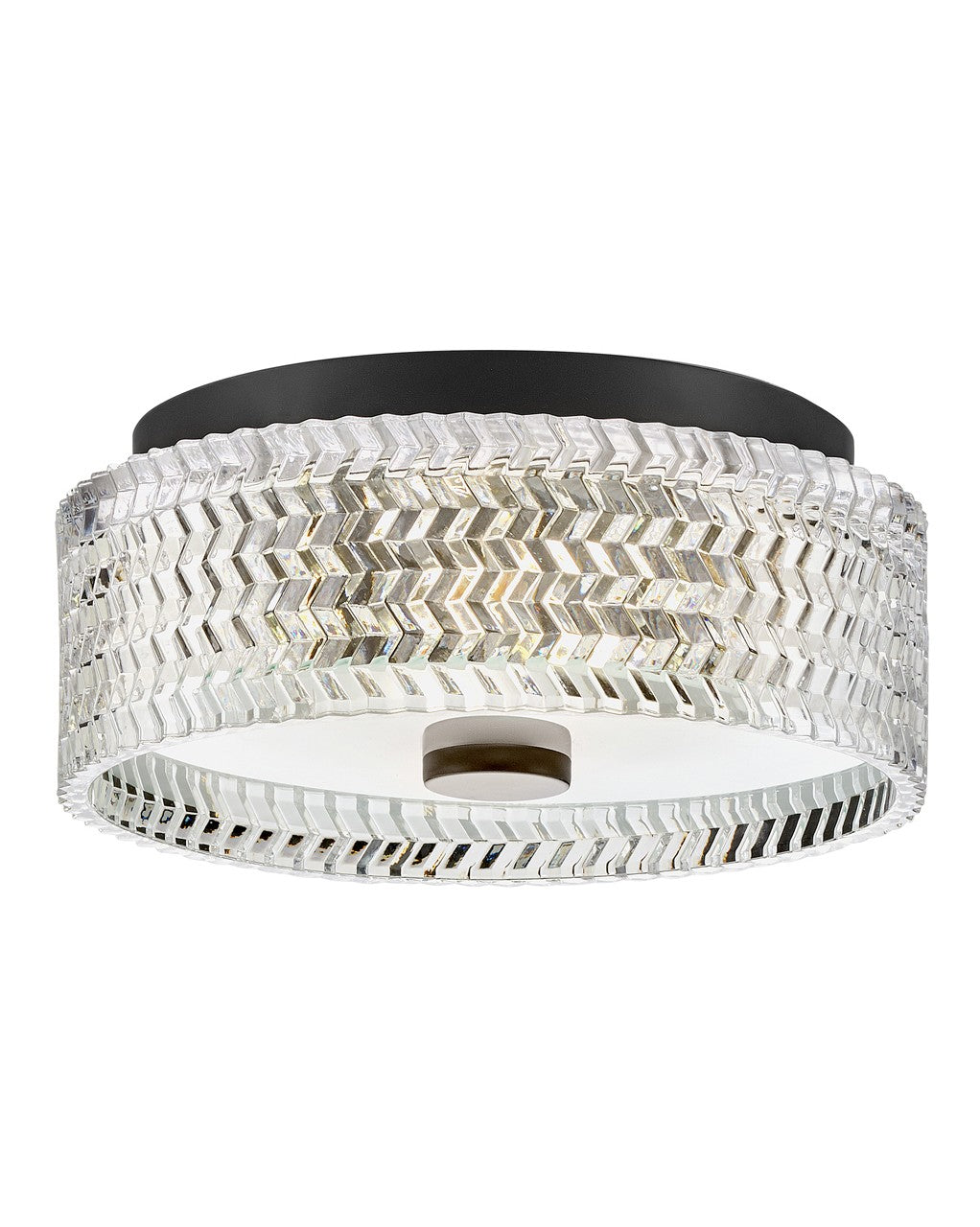 Elle LED Flush Mount in Black