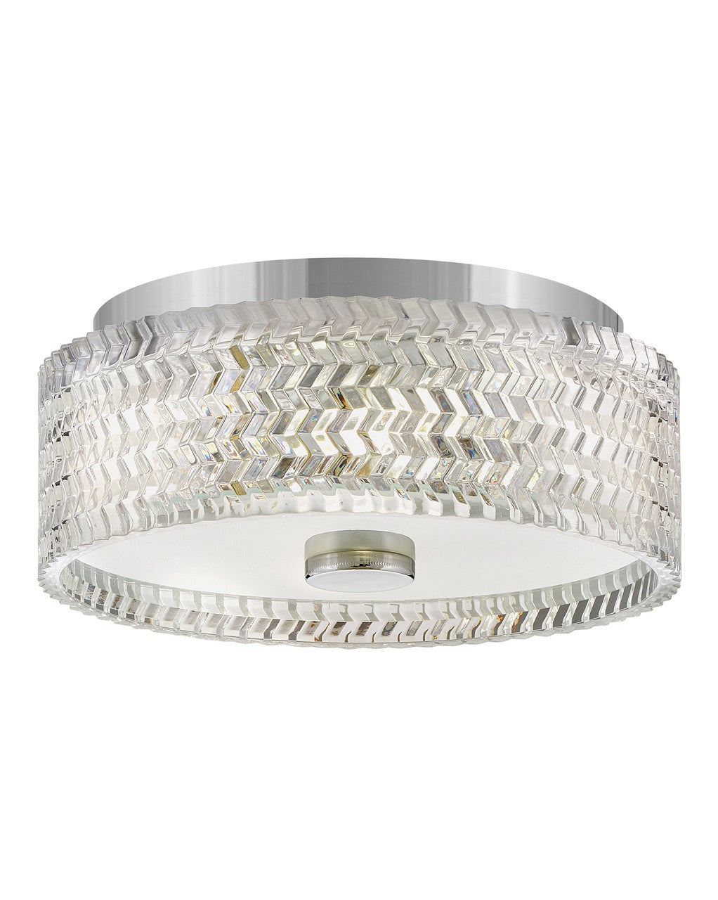 Elle LED Flush Mount in Chrome