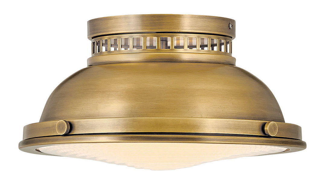Emery LED Foyer Pendant in Heritage Brass