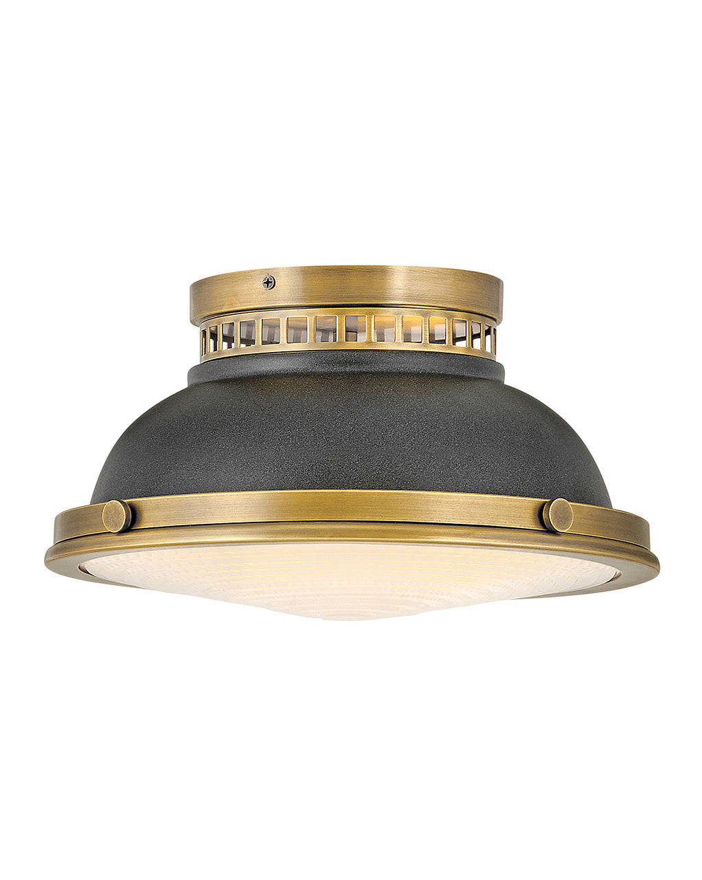 Emery LED Foyer Pendant in Heritage Brass