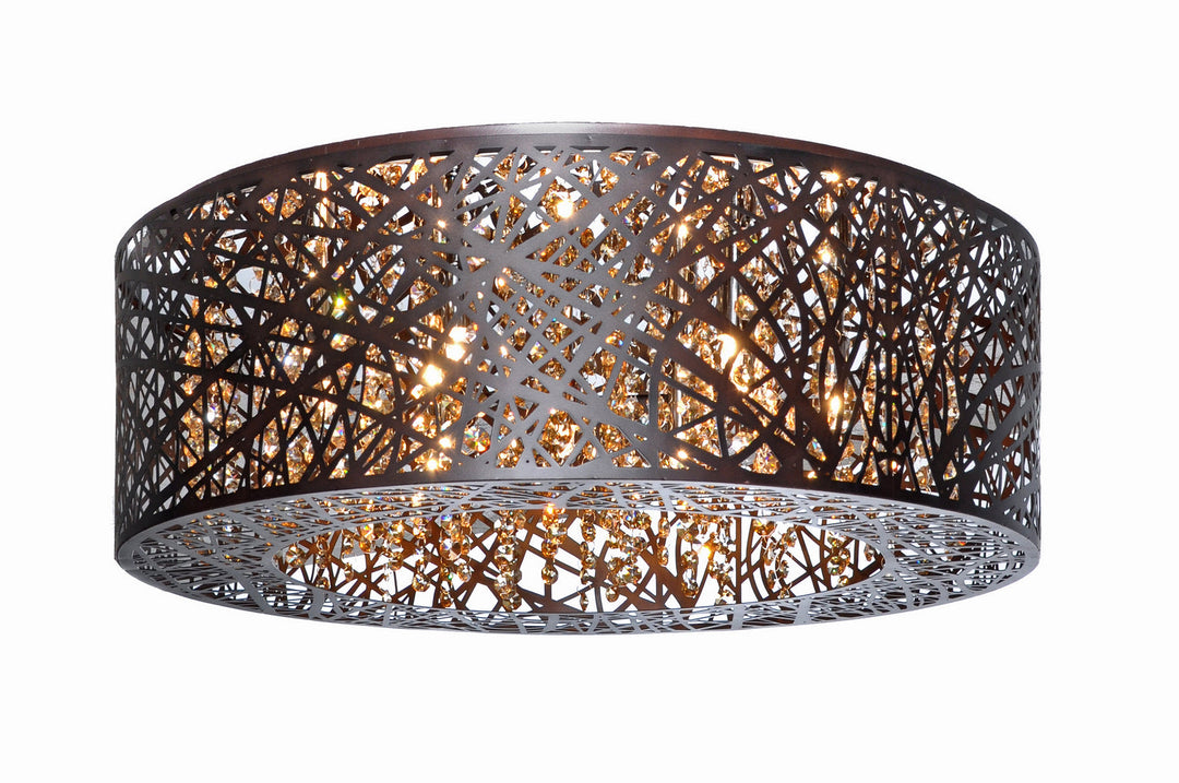 ET2 Nine Light Flush Mount