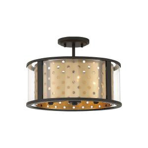 Eurofase Three Light Semi-Flush Mount