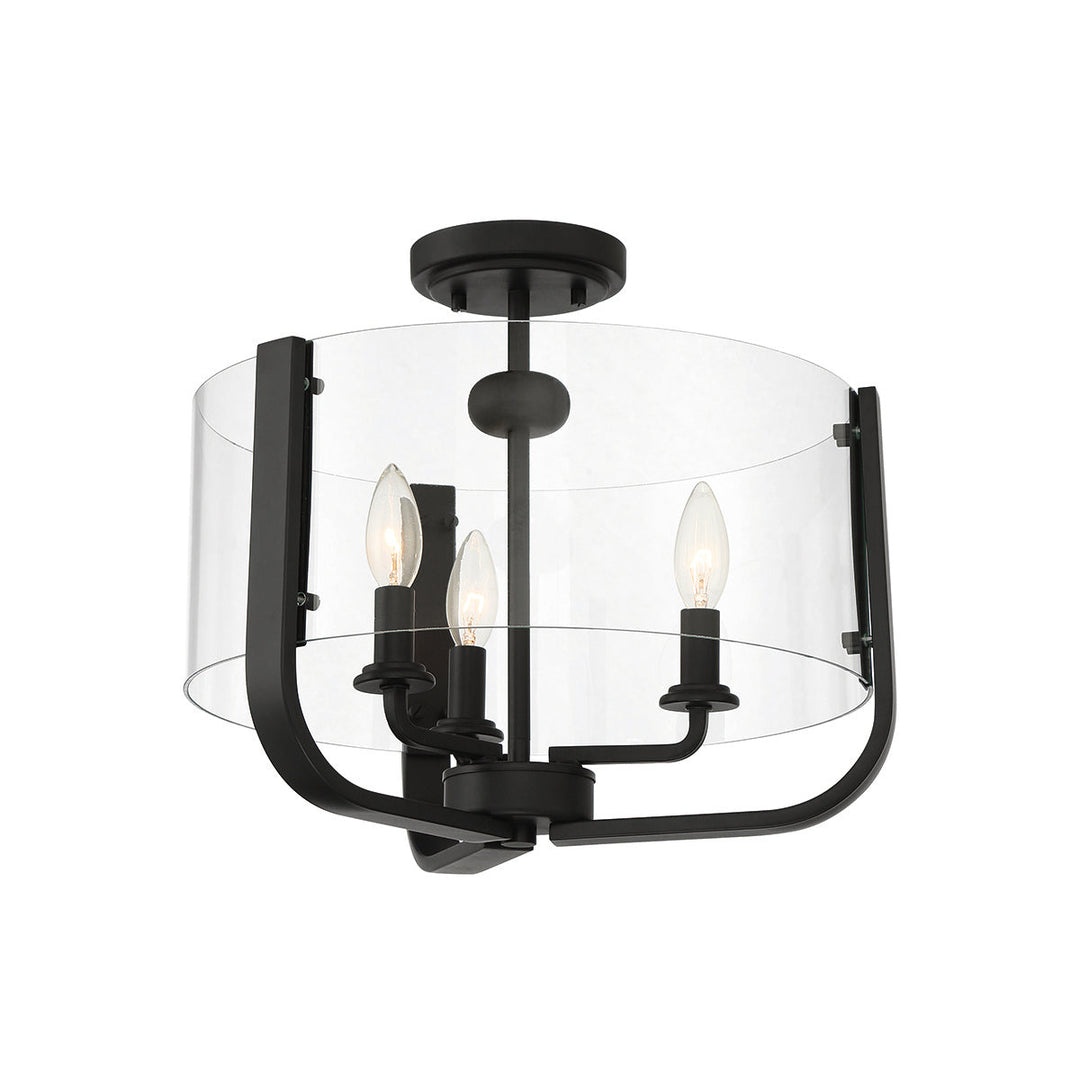 Eurofase Three Light Semi Flush Mount
