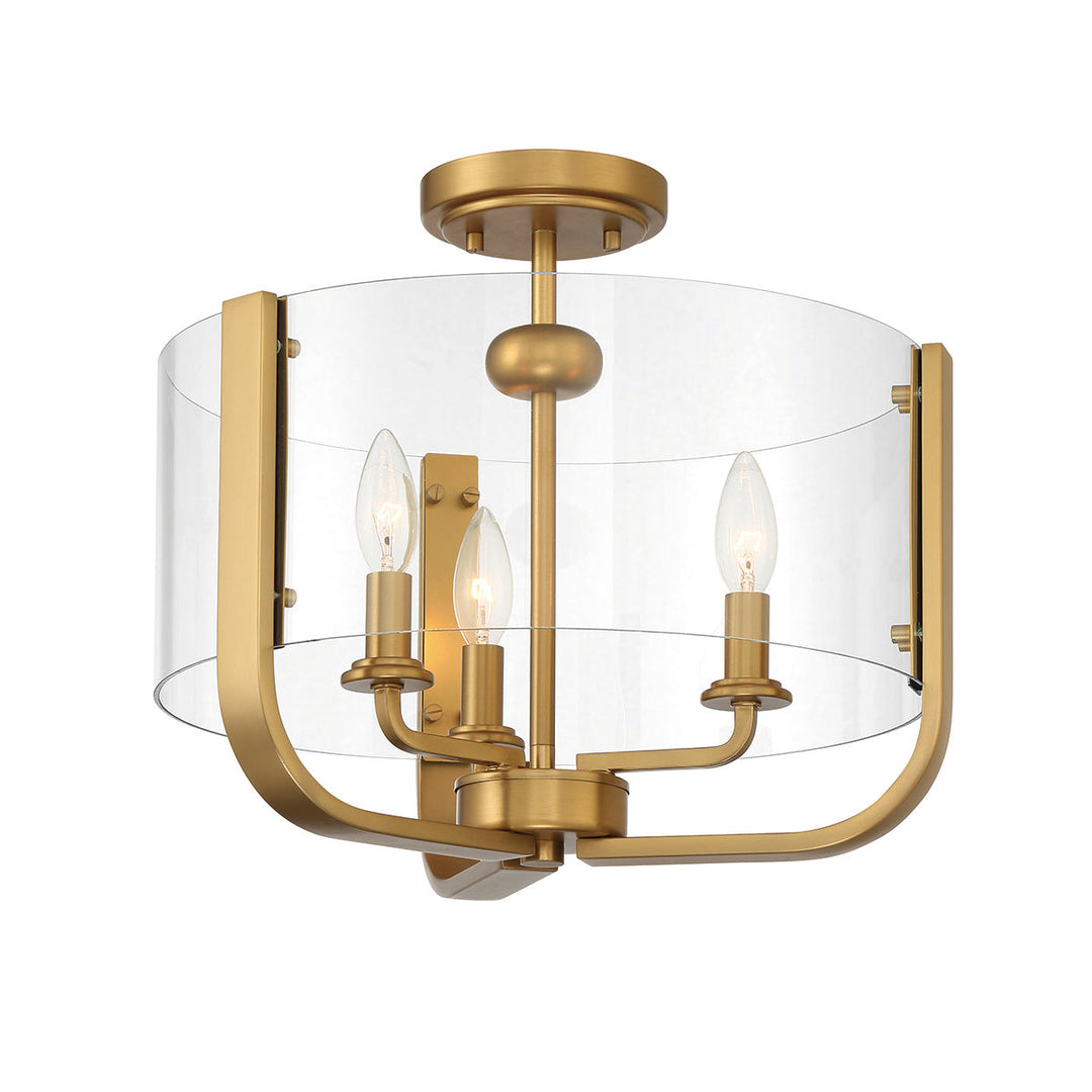Eurofase Three Light Semi Flush Mount