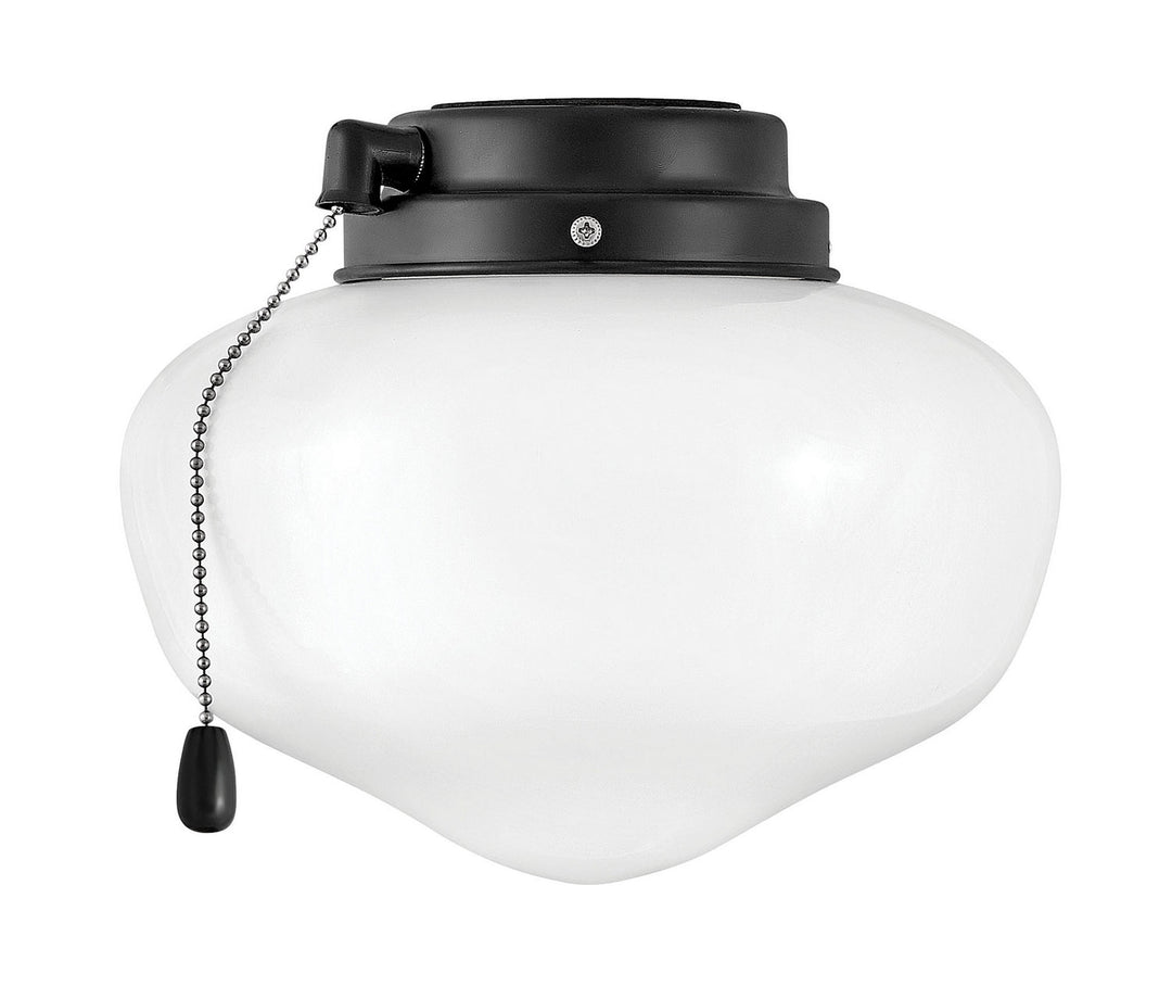 Fan Light Kit in Matte Black