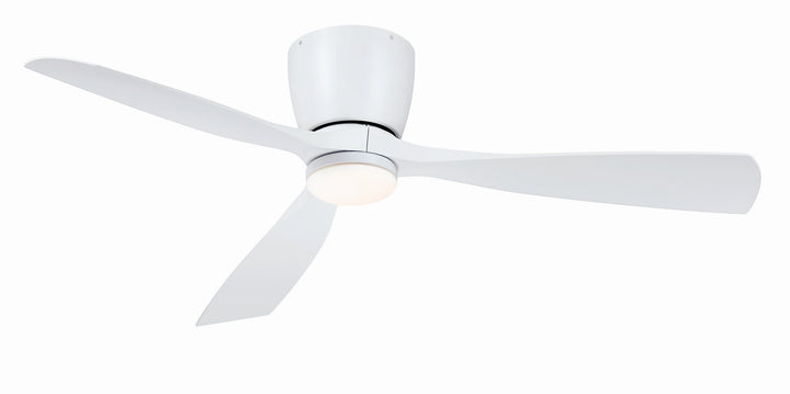 Fanimation Klinch 52" Flushmount Indoor/Outdoor Ceiling Fan with 18W LED Light and Remote Control