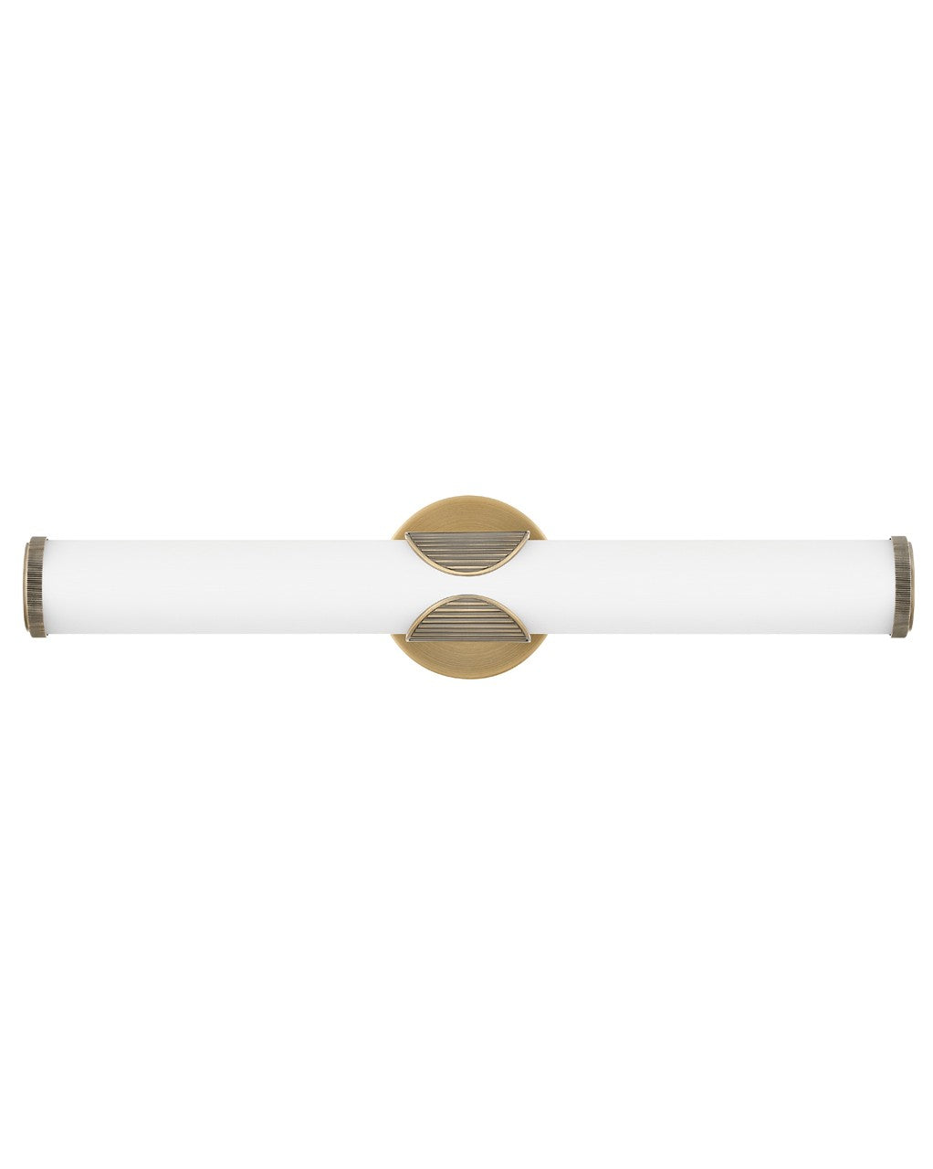 Femi LED Vanity in Lacquered Brass