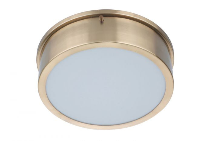 Fenn LED Flushmount in Satin Brass