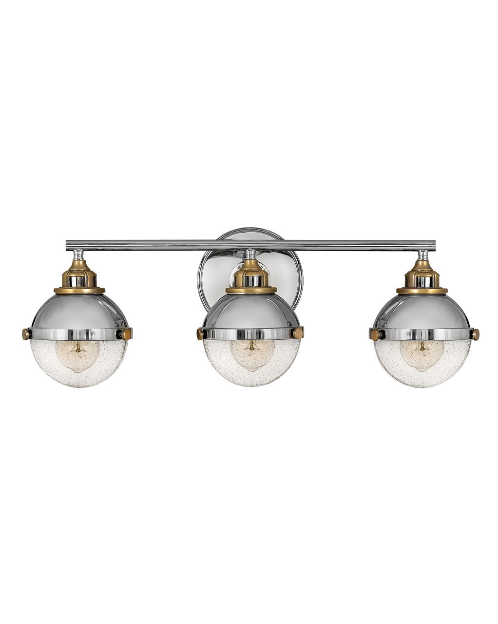 Fletcher LED Bath in Polished Nickel