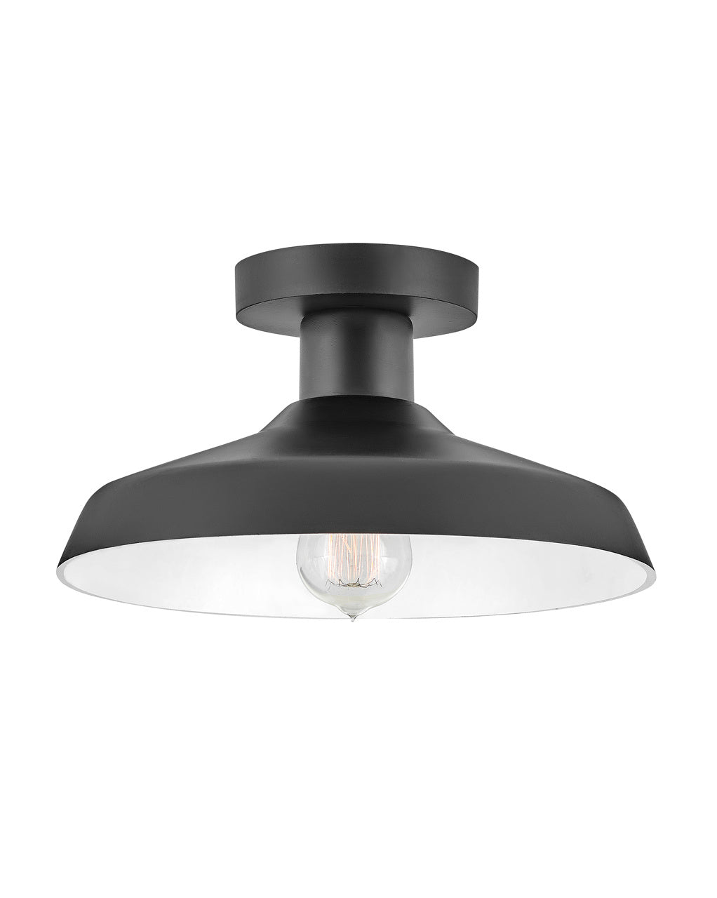 Forge LED Flush Mount in Black