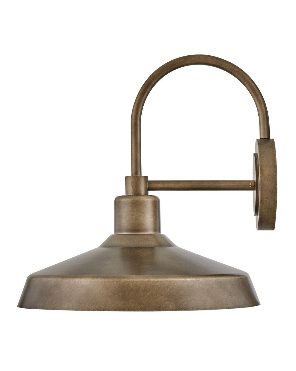 Forge LED Wall Mount Lantern in Burnished Bronze
