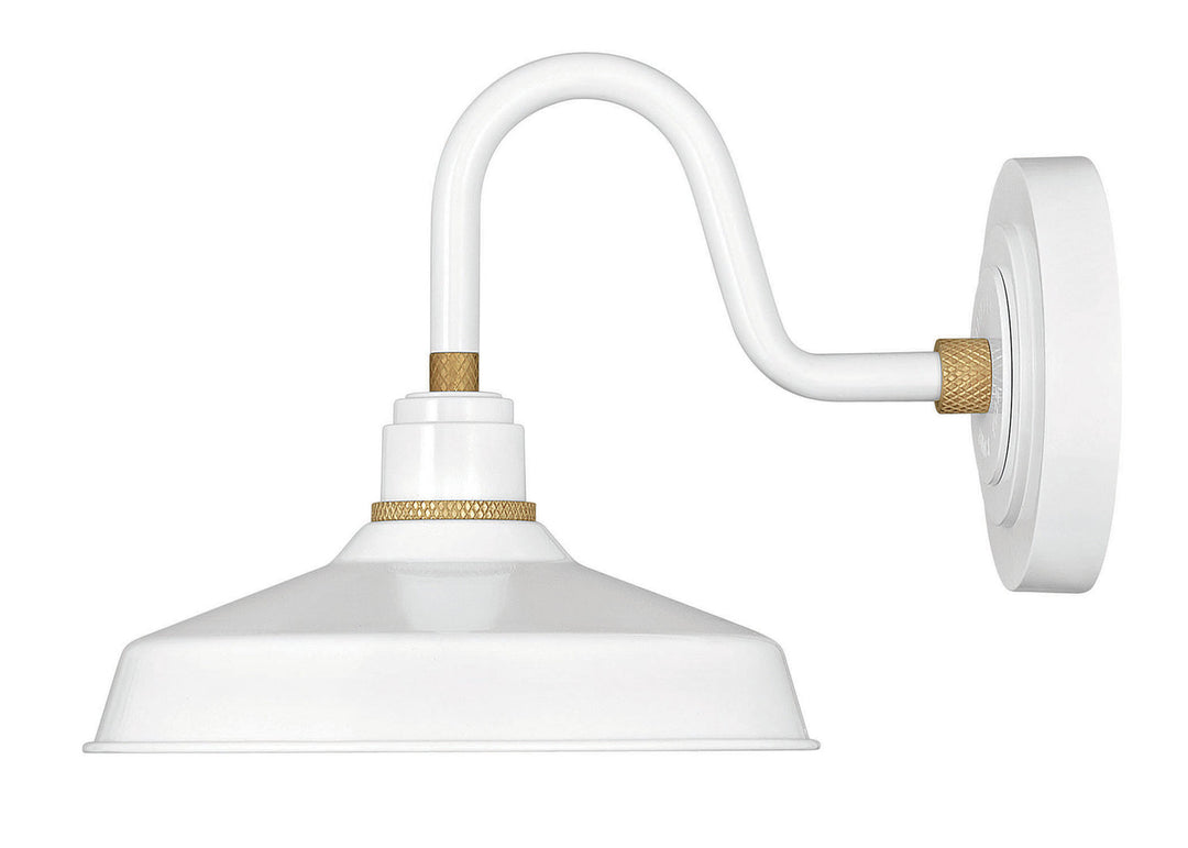 Foundry Classic LED Outdoor Lantern in Gloss White