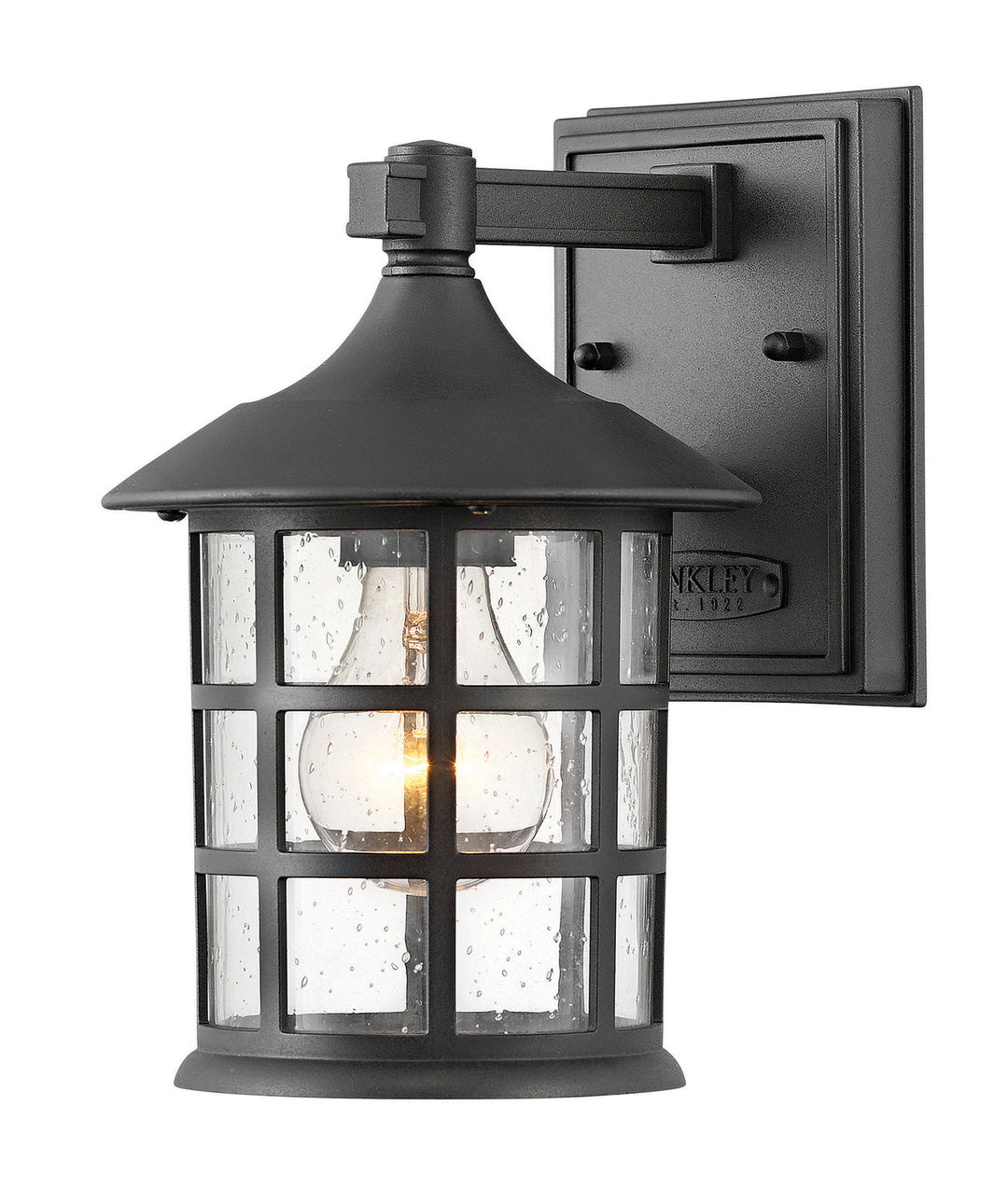 Freeport Coastal Elements LED Outdoor Lantern in Textured Black