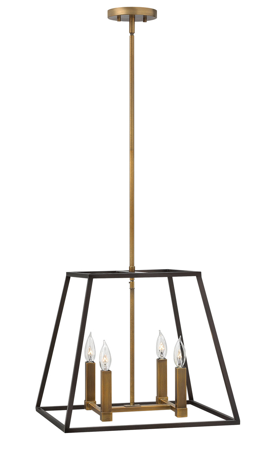 Fulton LED Pendant in Bronze