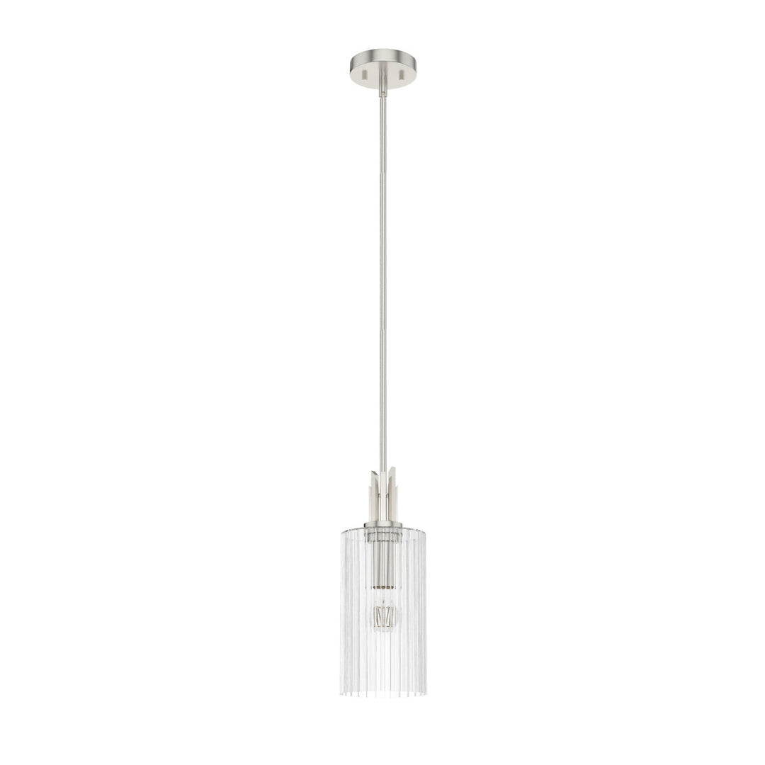 Gatz One Light Mini Pendant in Brushed Nickel