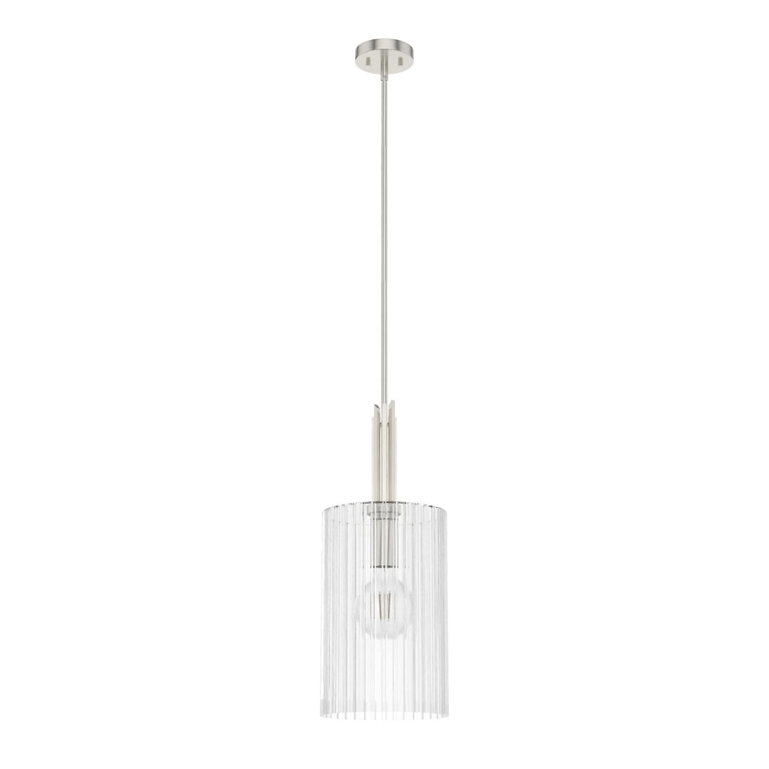 Gatz One Light Pendant in Brushed Nickel