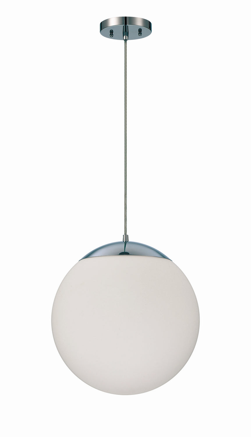 Gaze One Light Pendant in Chrome