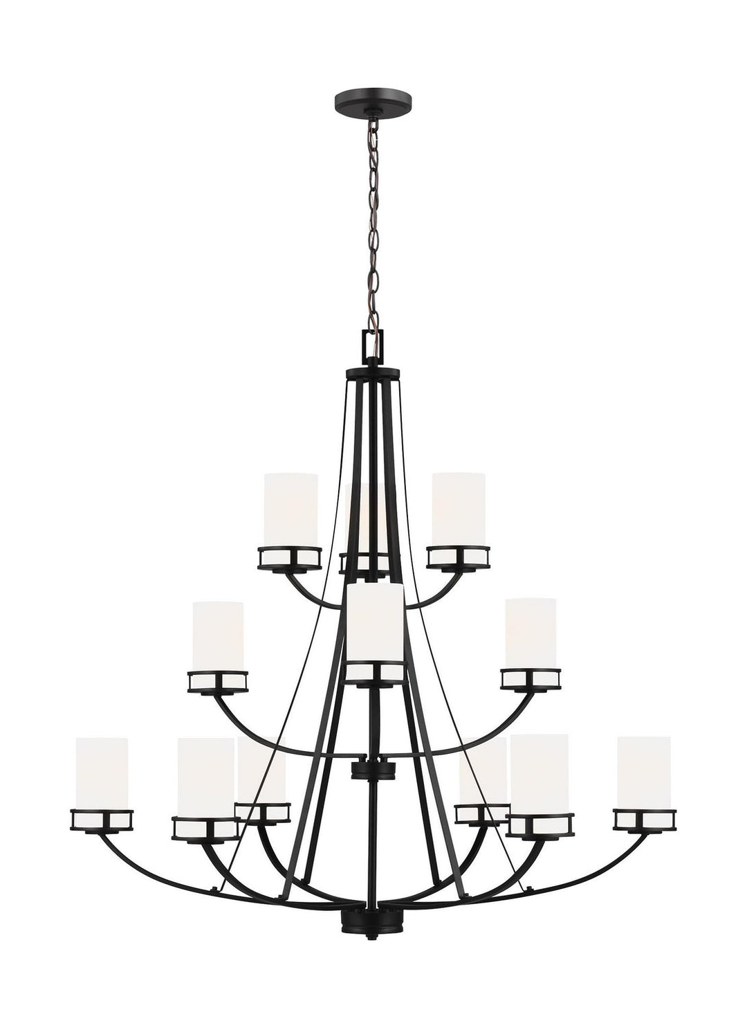 Generation Lighting. 12 Light Chandelier