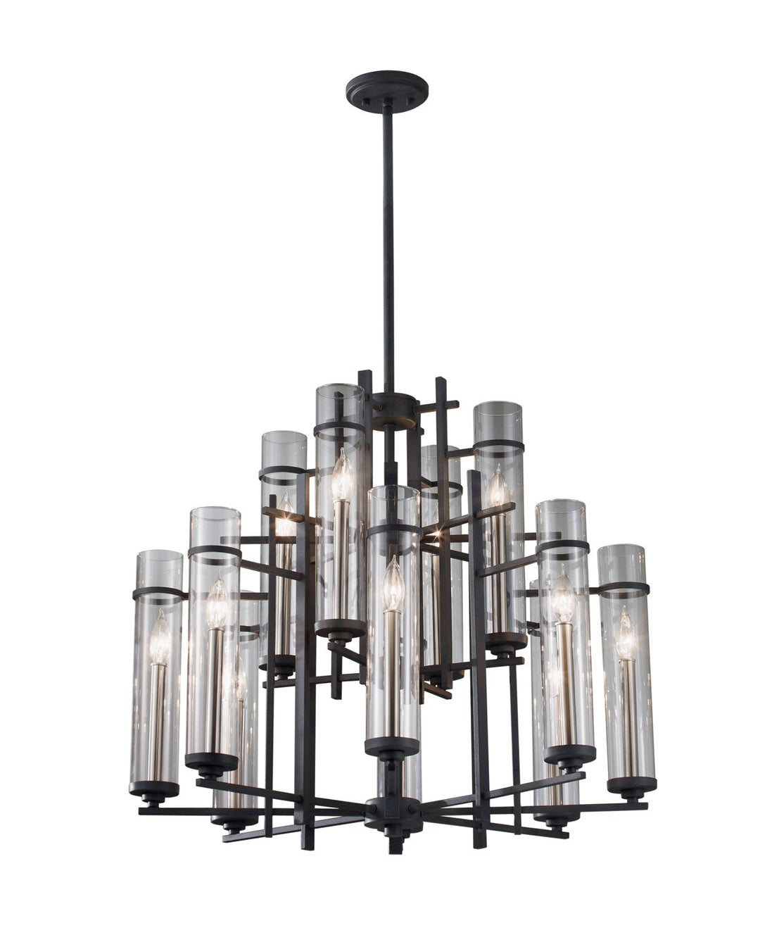 Generation Lighting. 12 Light Chandelier