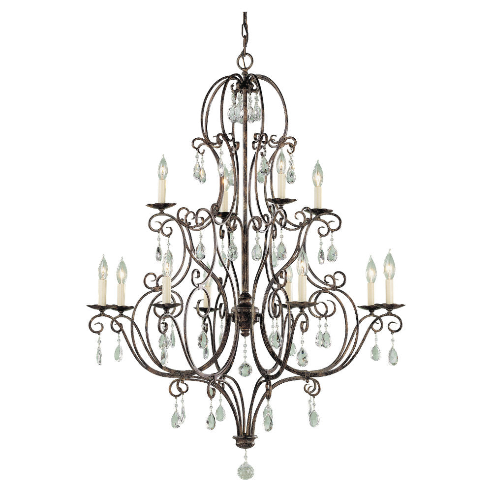 Generation Lighting. 12 Light Chandelier