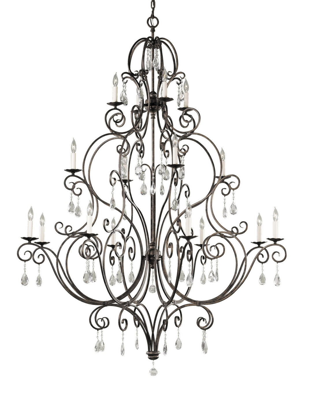 Generation Lighting. 16 Light Chandelier