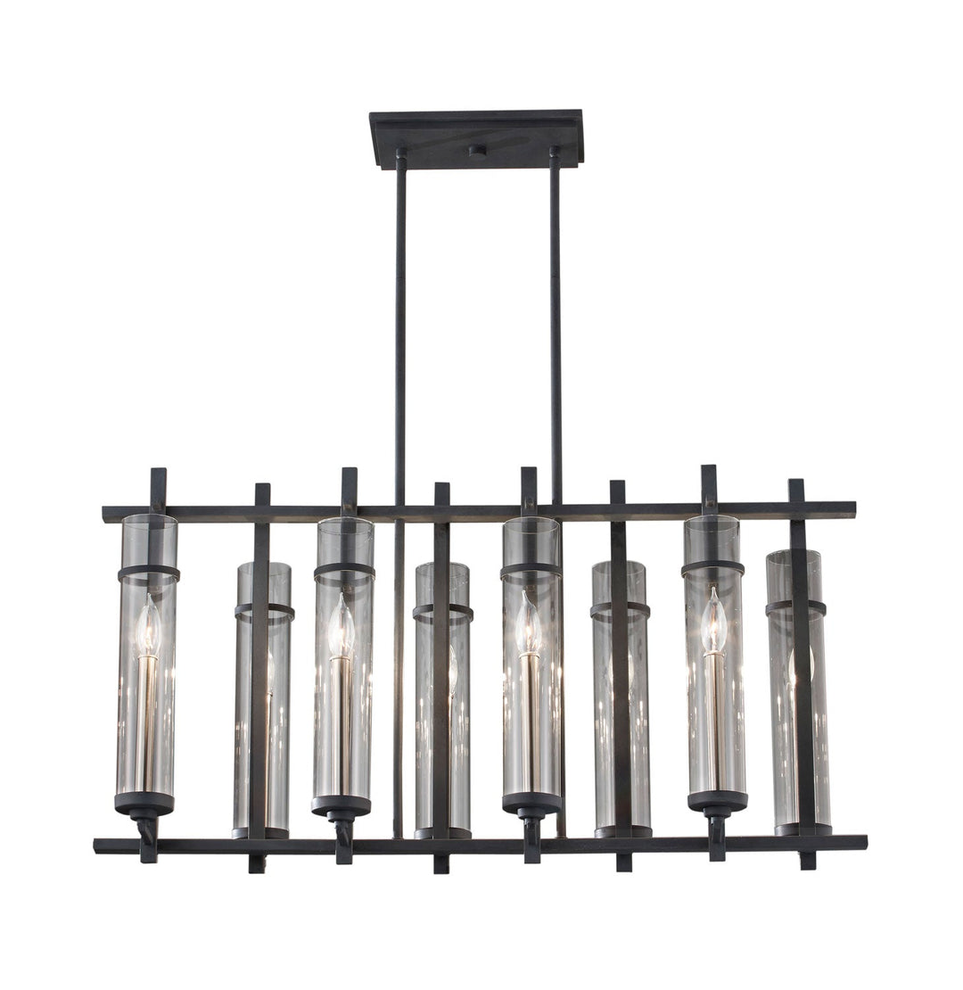 Generation Lighting. Eight Light Chandelier