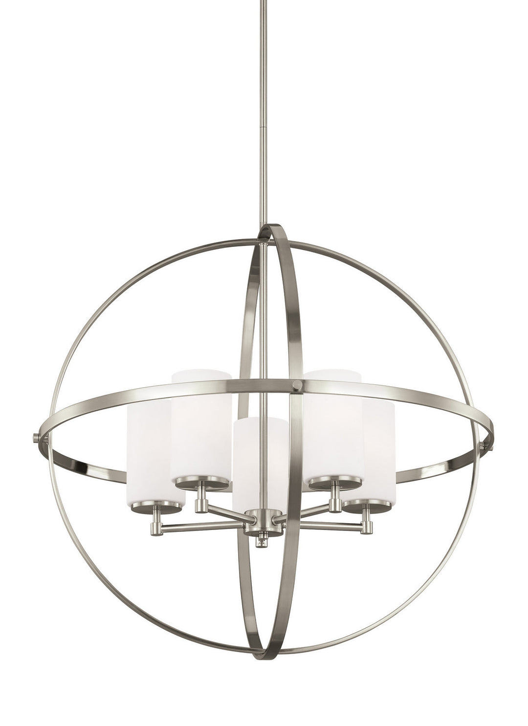 Generation Lighting. Five Light Chandelier