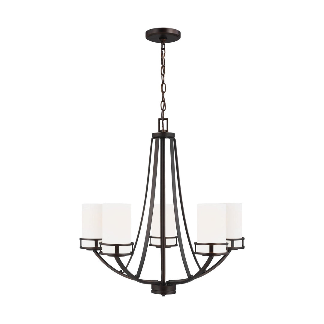 Generation Lighting. Five Light Chandelier